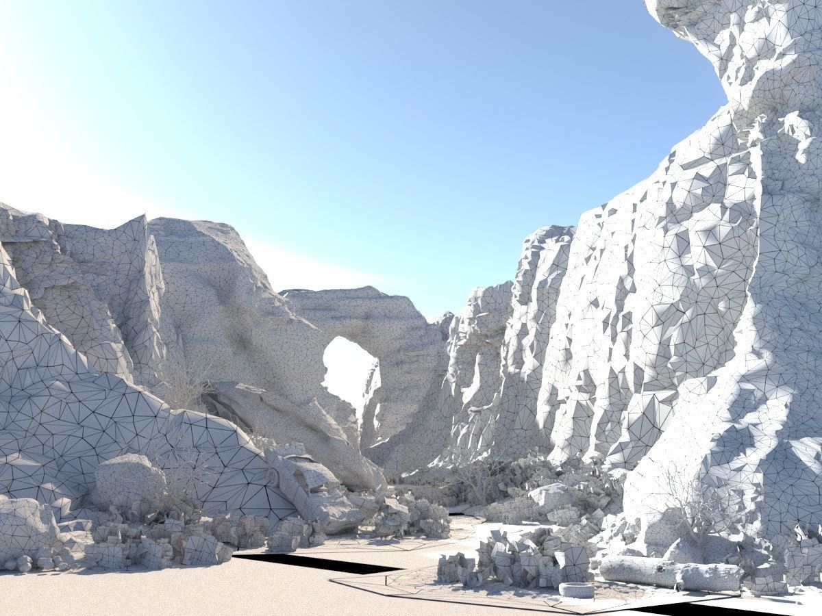 canyon pack Low-poly 3D model_3