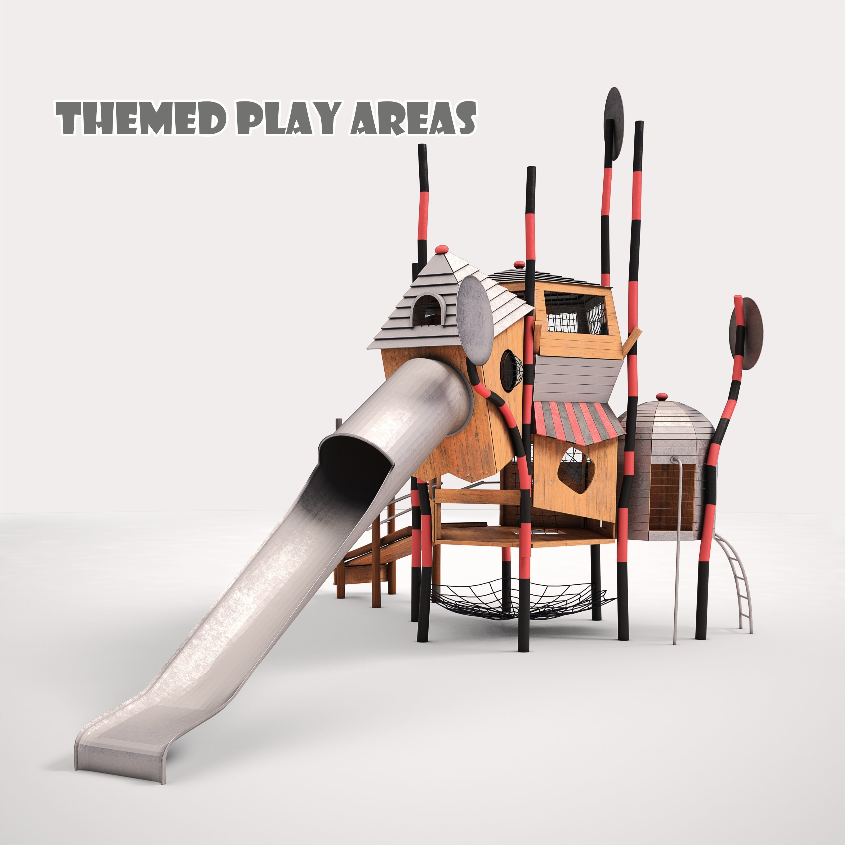 Themed play areas 3D model | CGTrader