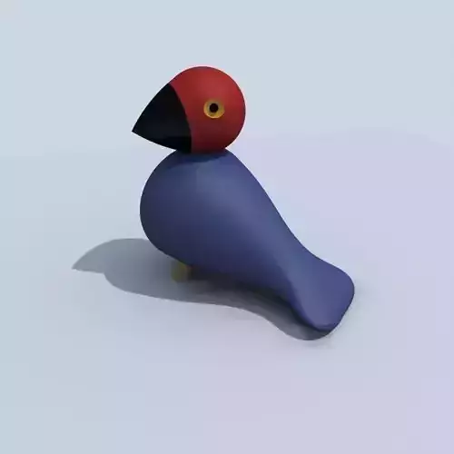 wooden bird 