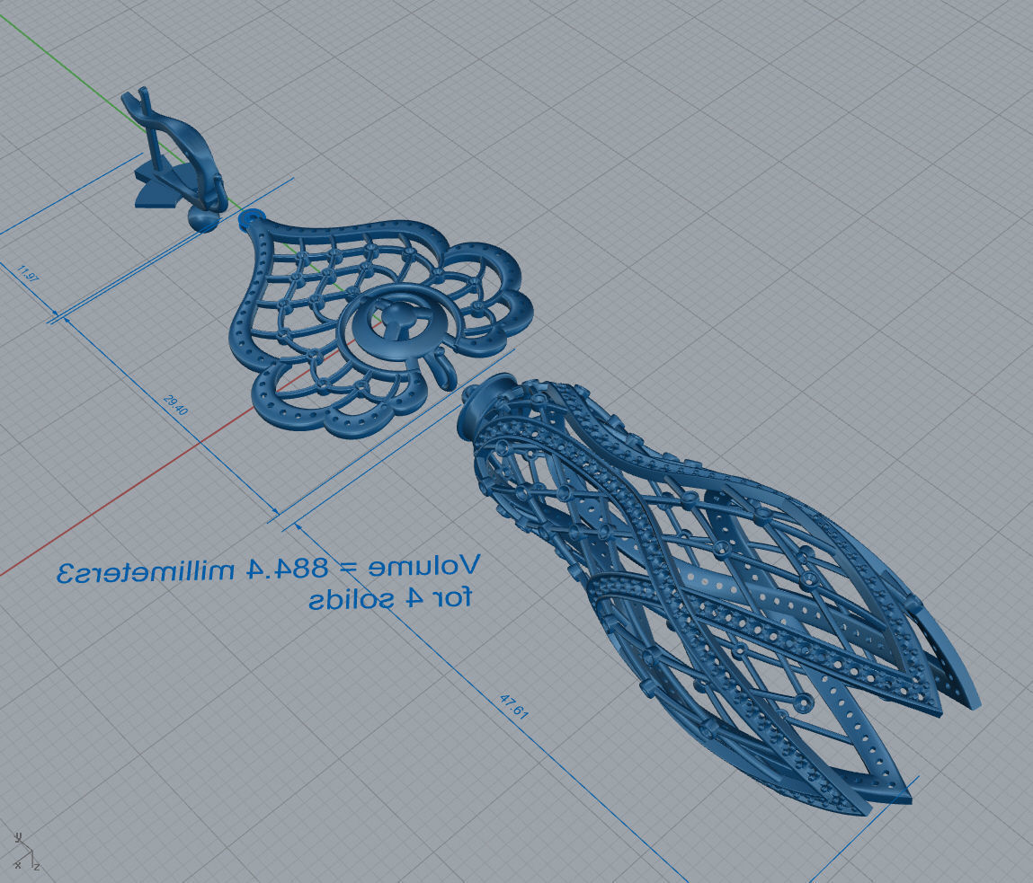 Matrioshka big earrings - original 3D print model_8