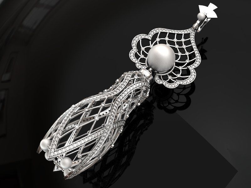 Matrioshka big earrings - original 3D print model_4