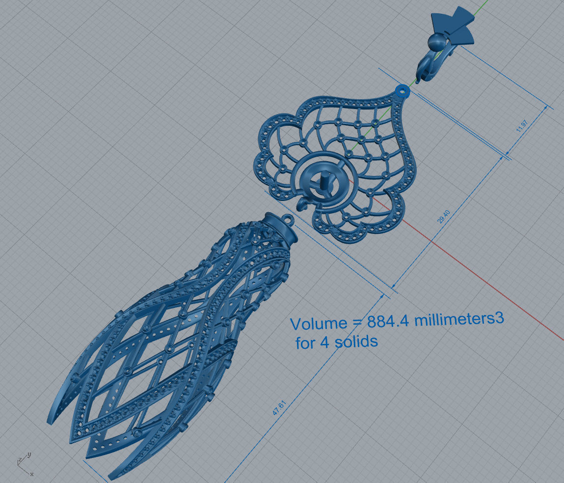 Matrioshka big earrings - original 3D print model_7