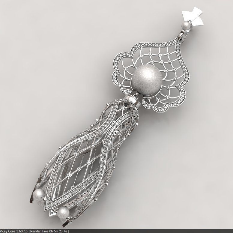 Matrioshka big earrings - original 3D print model_5