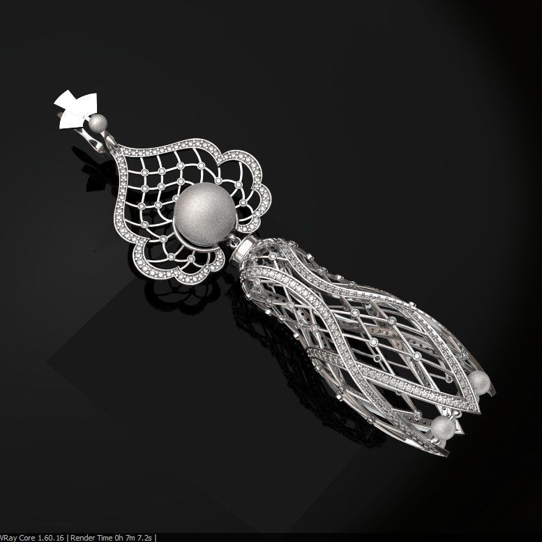 Matrioshka big earrings - original 3D print model_3