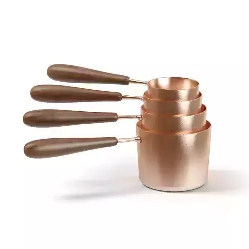 Copper Pots 3D Model