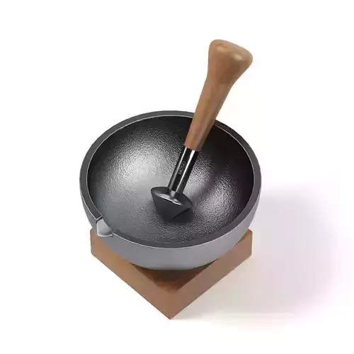 Kitchen Mortar 3D Model