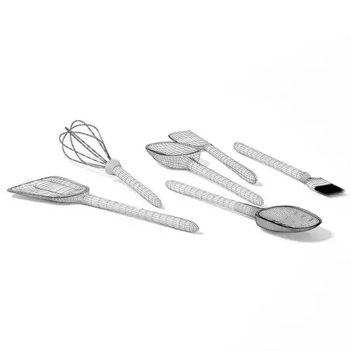 Kitchen Utensils 3D Model