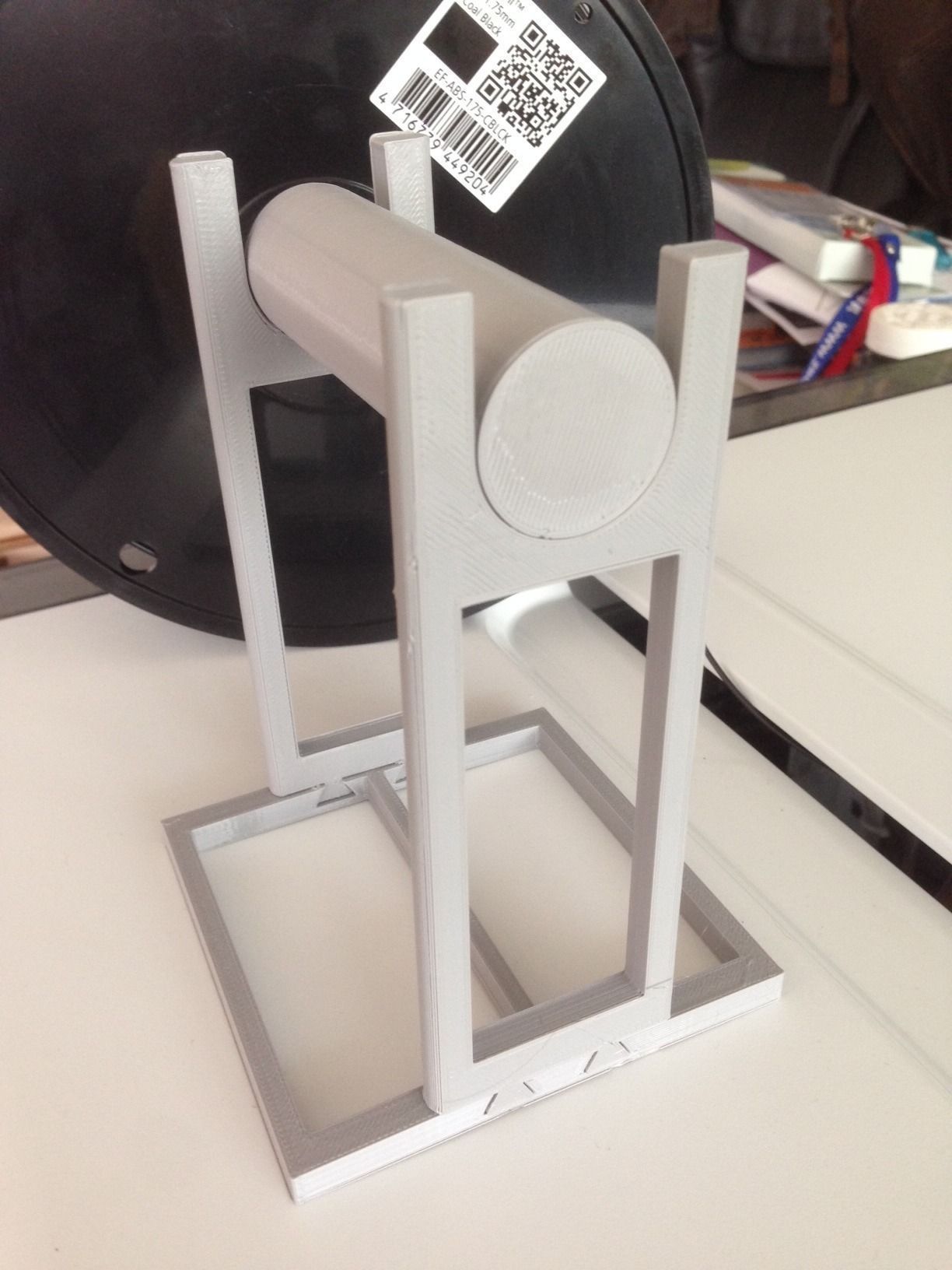 Freestanding Filament Holder sized for ExcelFil Spools Free 3D print model_1