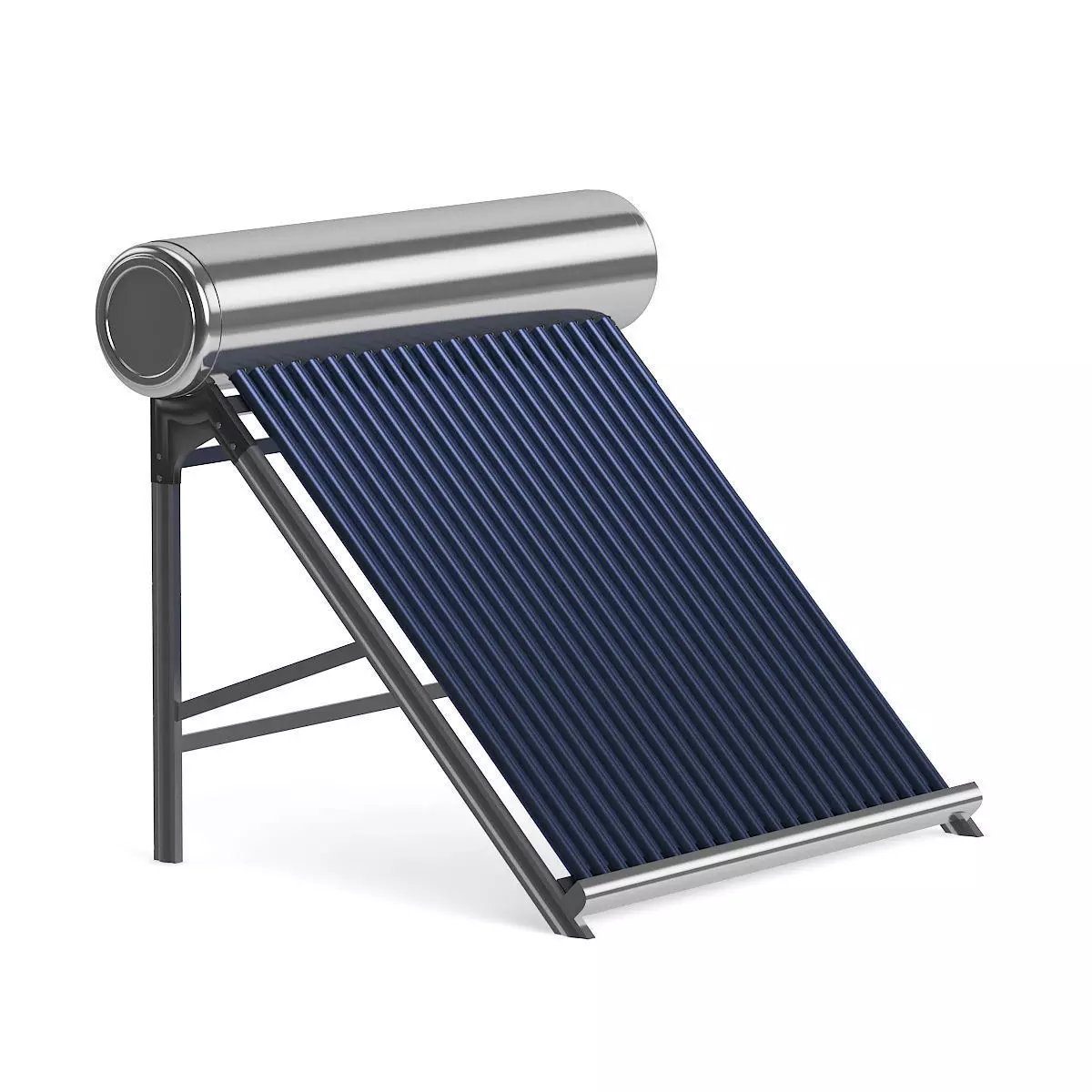 Solar Heater 3D Model 3D model_0