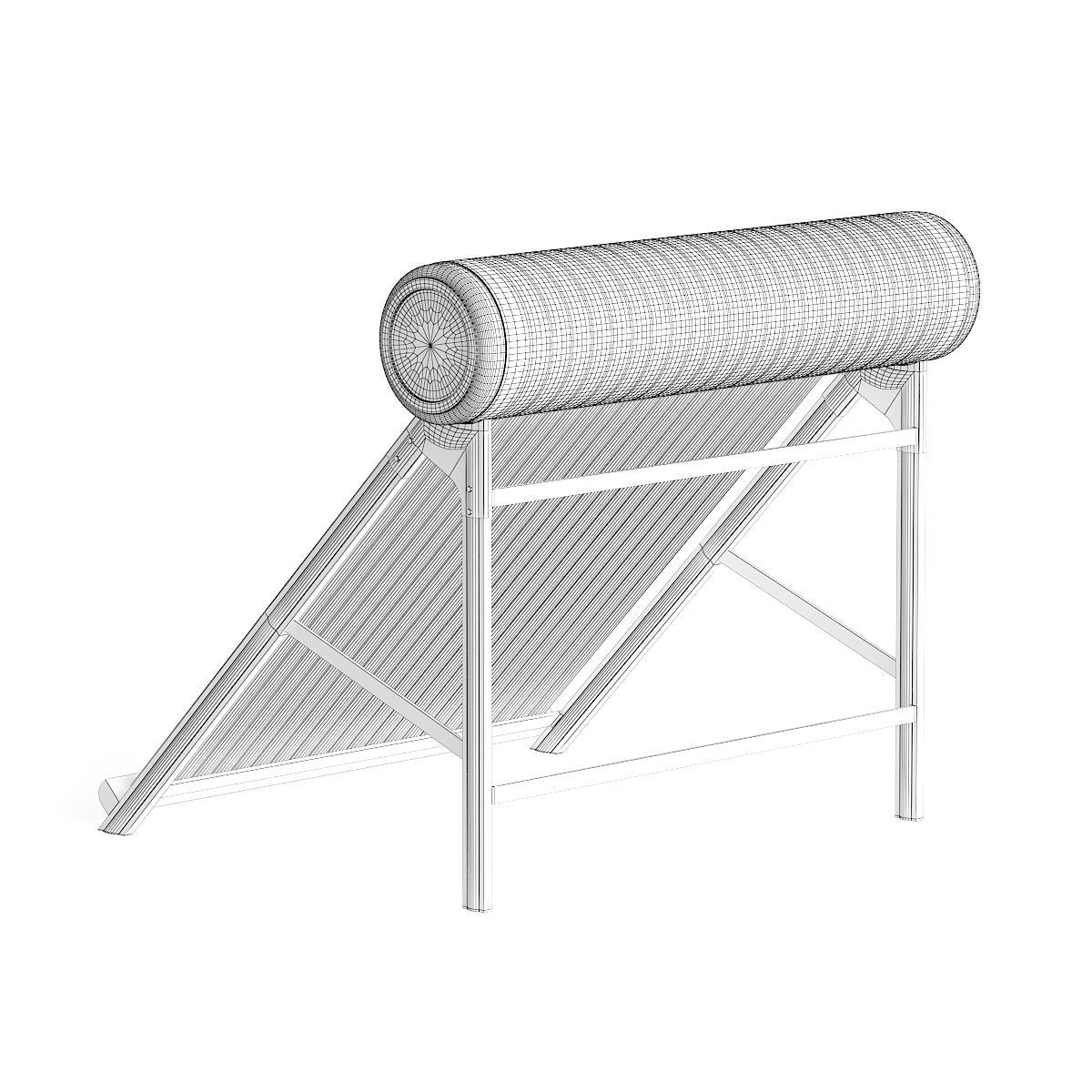 Solar Heater 3D Model 3D model_5