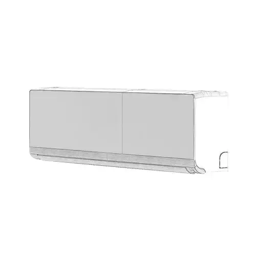 Interior Air Conditioner 3D Model 3D model
