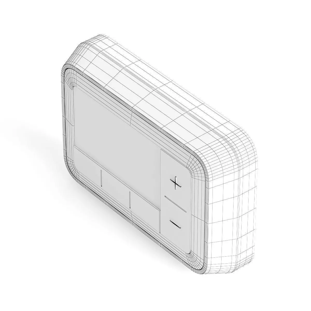 Thermostat 3D Model rheem smart 3D model_5