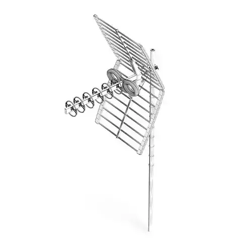 HDTV Antenna 3D Model