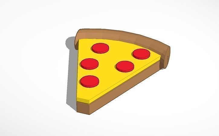 pizza slice of Free 3D print model_0