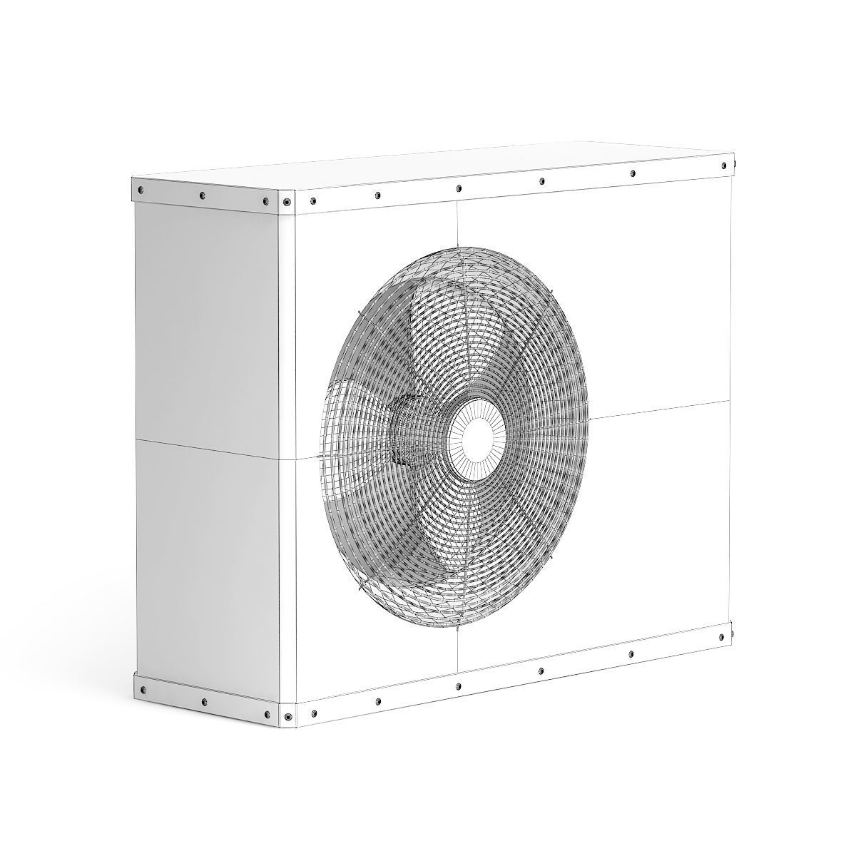 Air Conditioner 3D Model 3D model_4