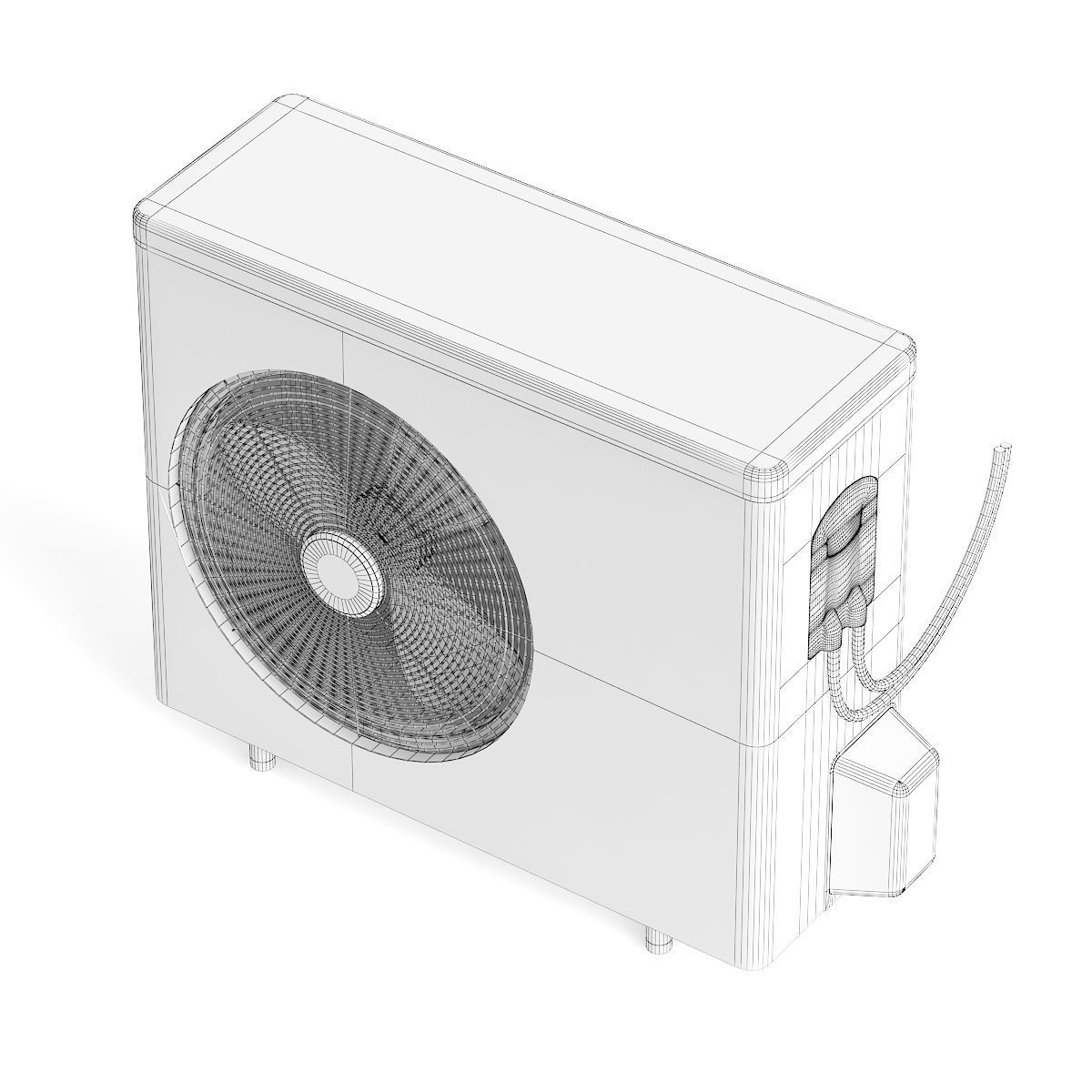 Air Conditioner 3D Model 3D model_4