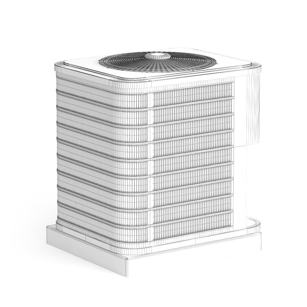 Heat Pump 3D Model 3D model_3