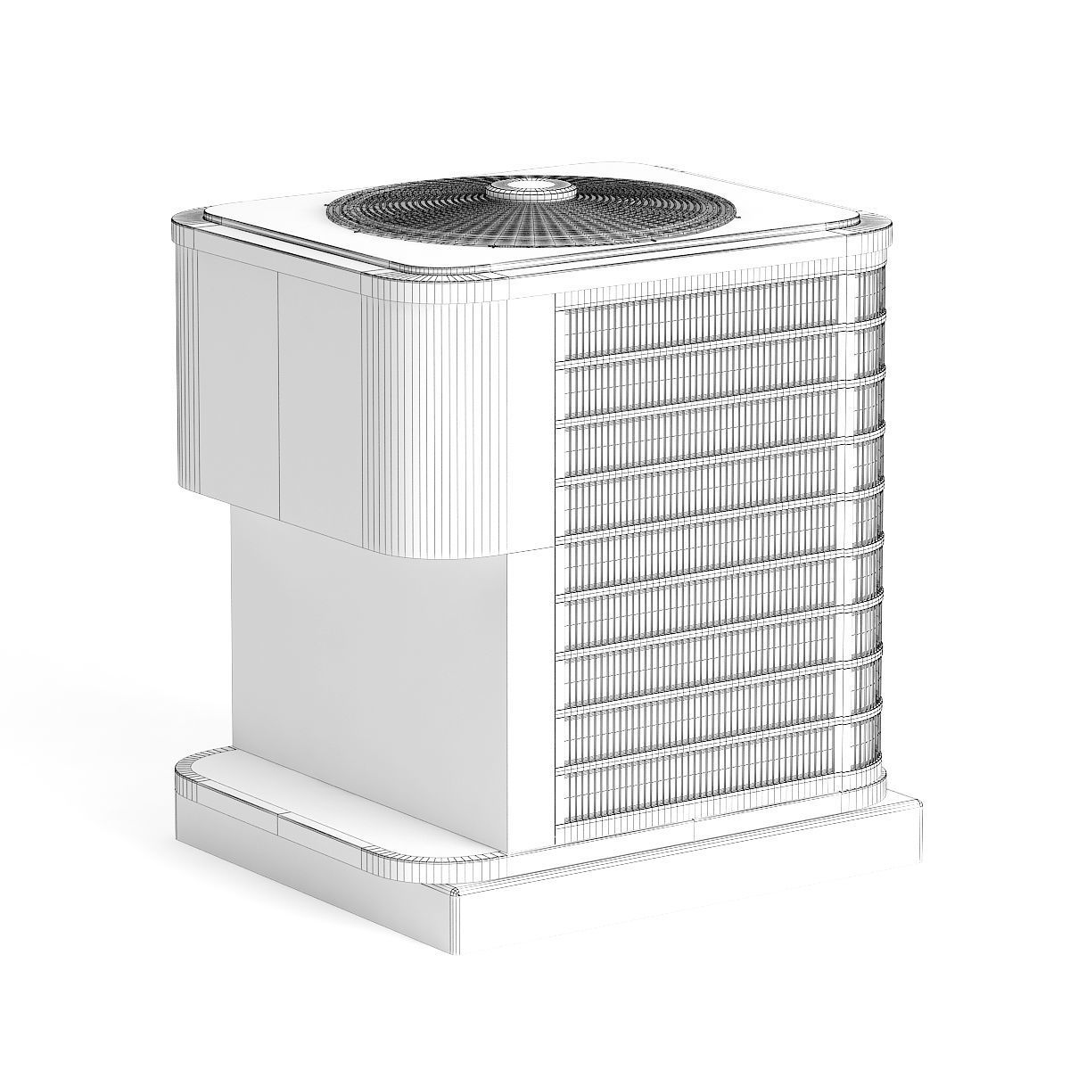 Heat Pump 3D Model 3D model_4