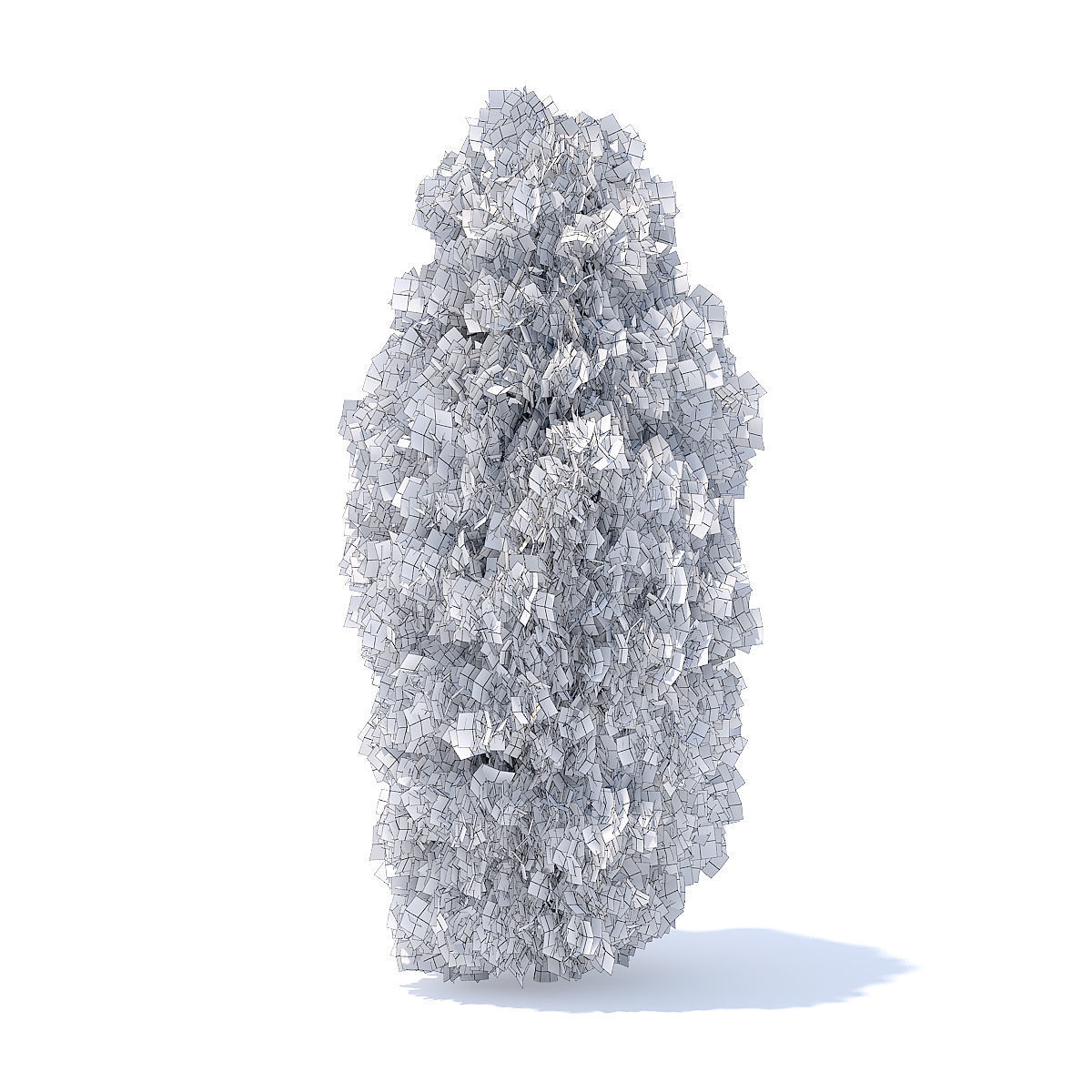 Thuja Shrub 3D model_5