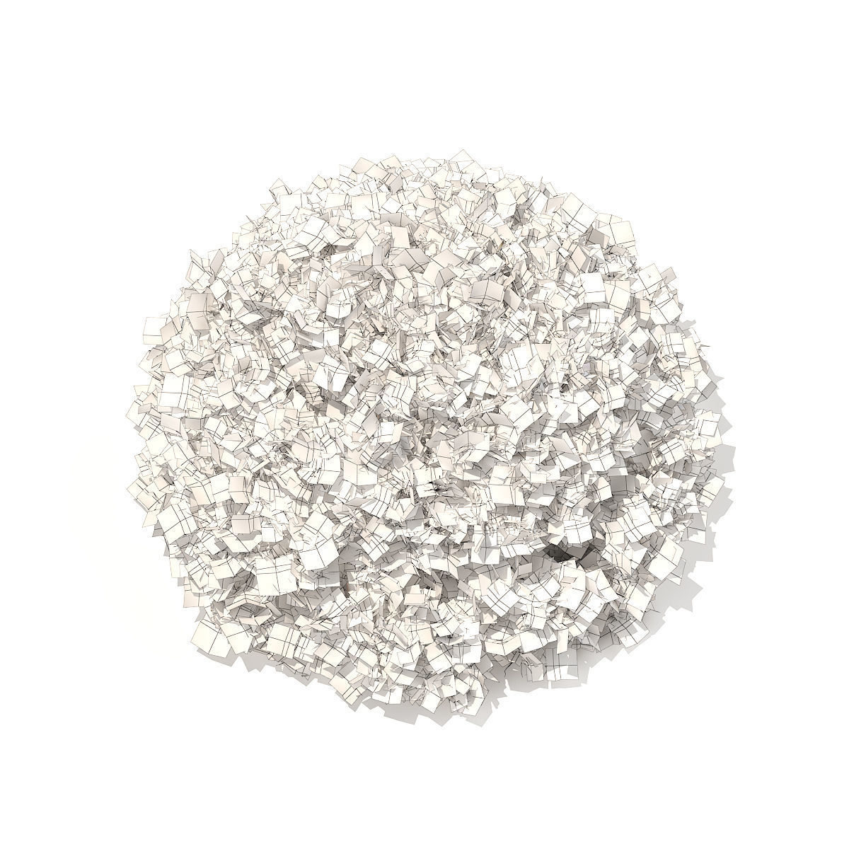 Half-Sphere Hedge 3D model_5