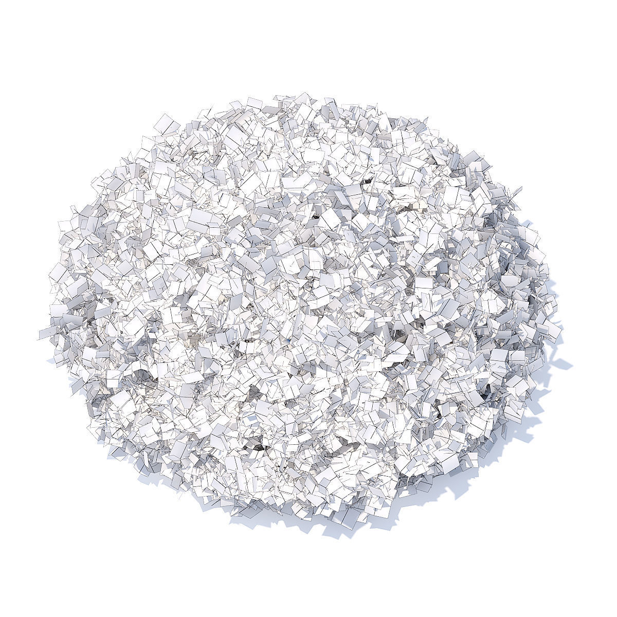 Short Round Hedge 3D model_5