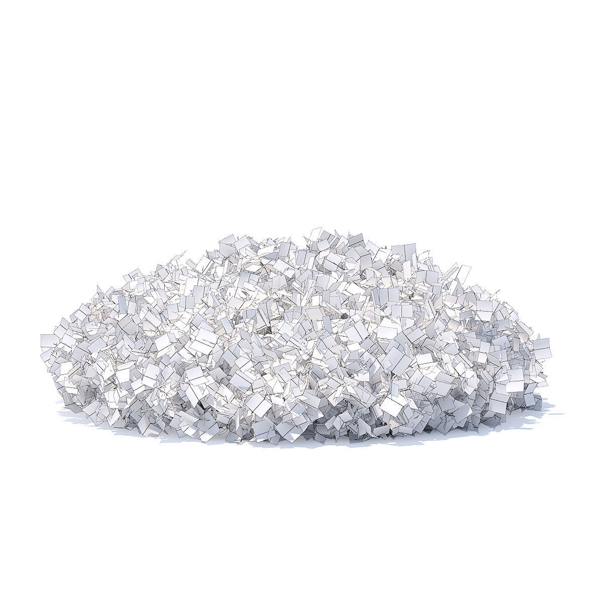 Short Round Hedge 3D model_3