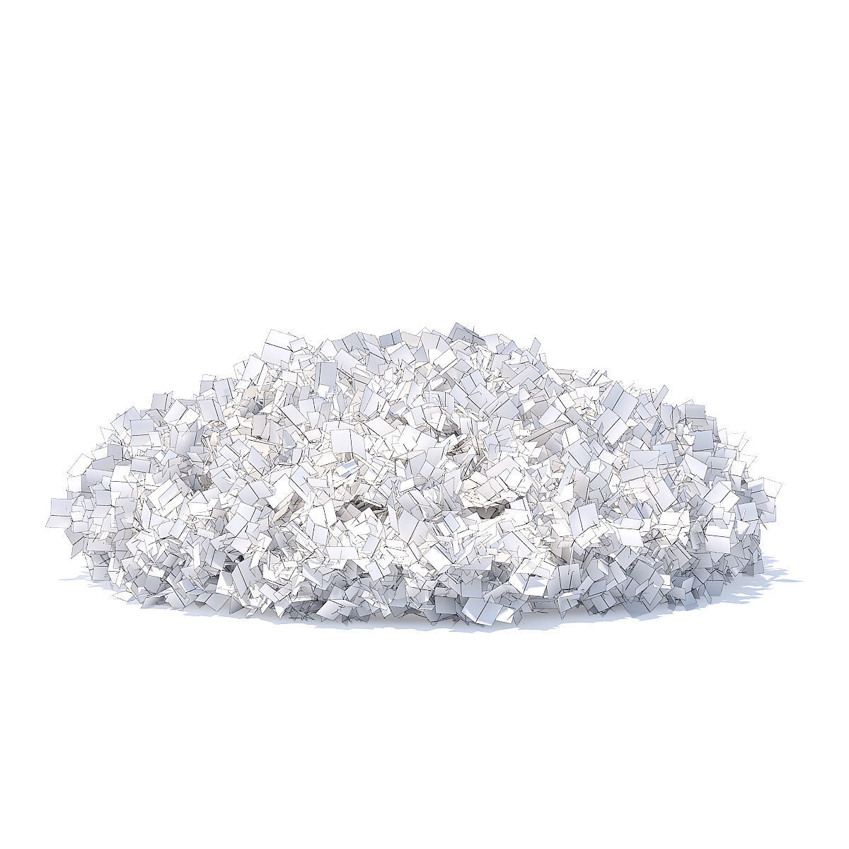 Short Round Hedge 3D model_4