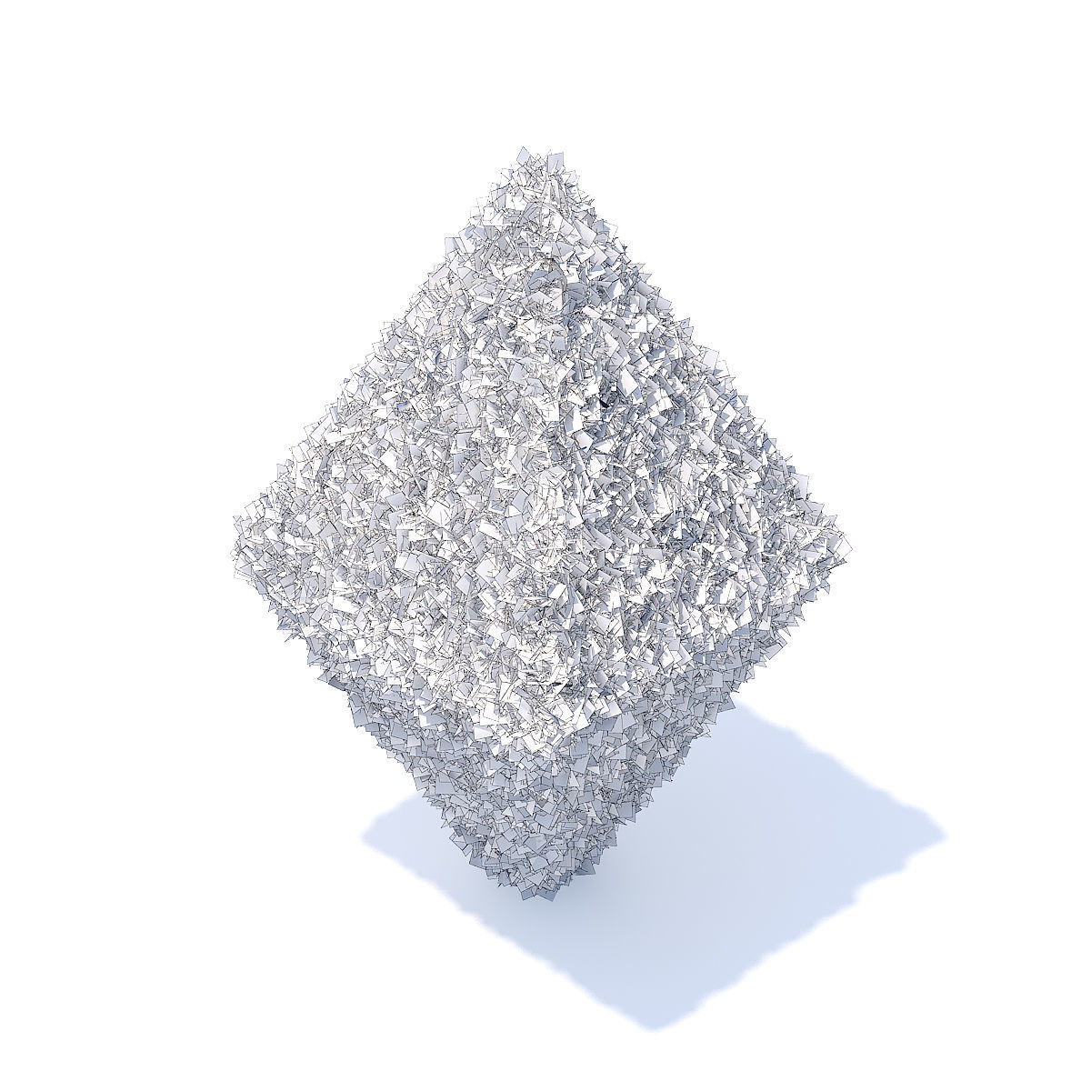 Diamond Shaped Hedge 3D model_3