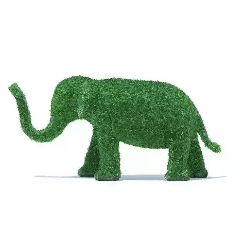 Elephant Shaped Hedge