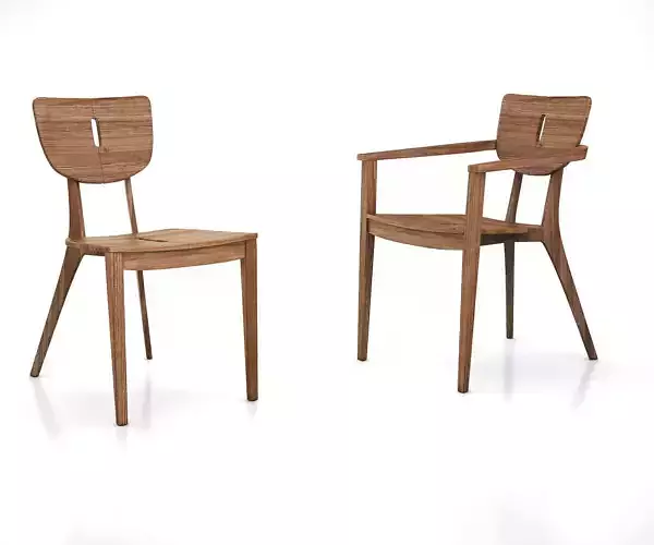 DIUNA  Teak chair and armchair by Oasiq