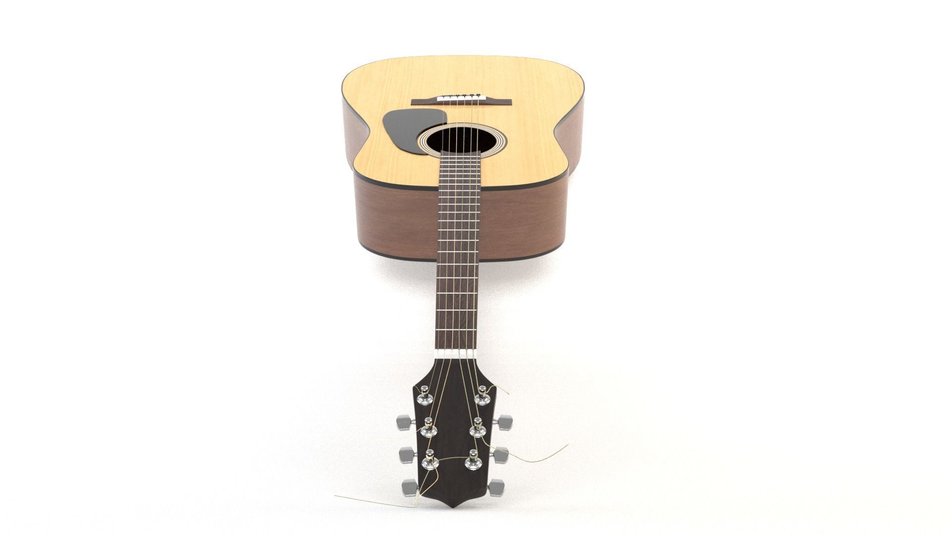 Takamine G Series Acoustic Guitar 3D model_1