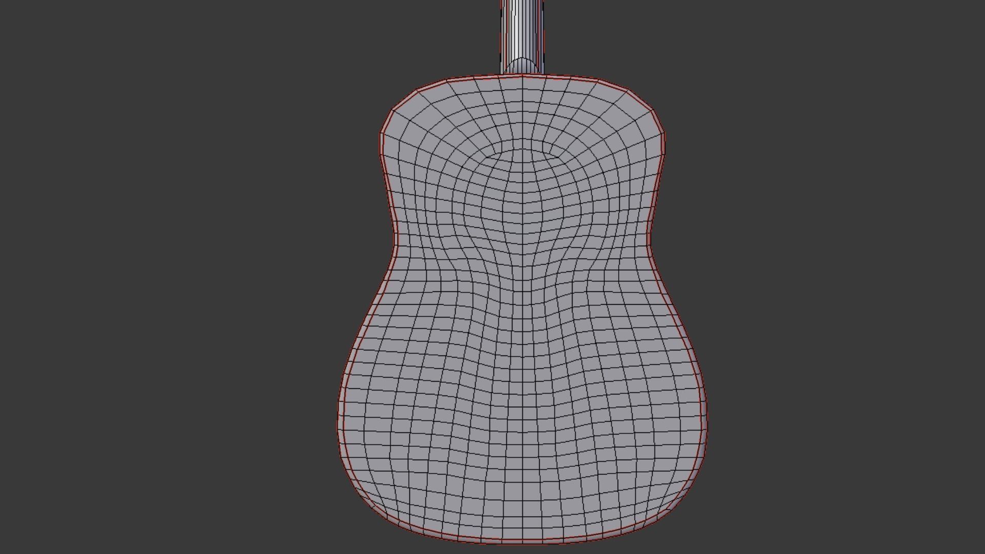 Takamine G Series Acoustic Guitar 3D model_10