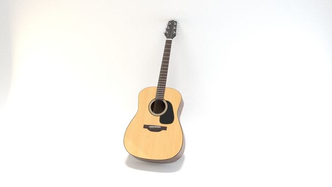 Takamine G Series Acoustic Guitar 3D model