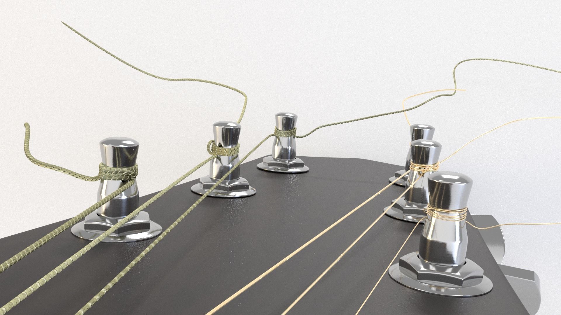 Takamine G Series Acoustic Guitar 3D model_2