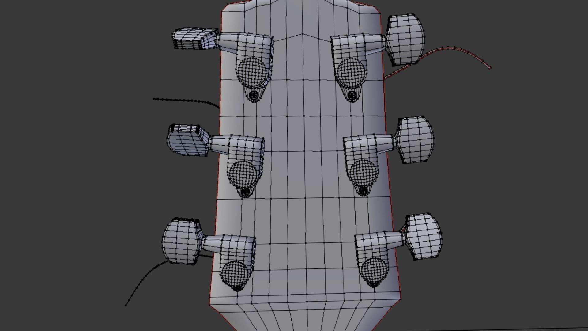 Takamine G Series Acoustic Guitar 3D model_7