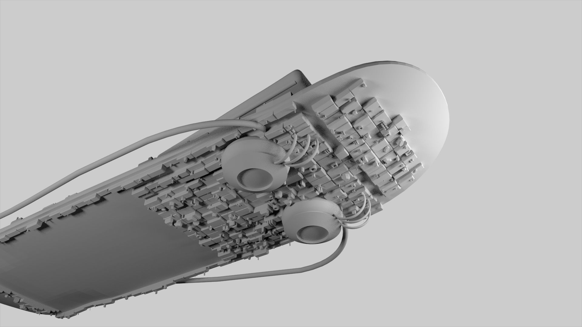 HOVERBOARD SKATE Low-poly 3D model_1