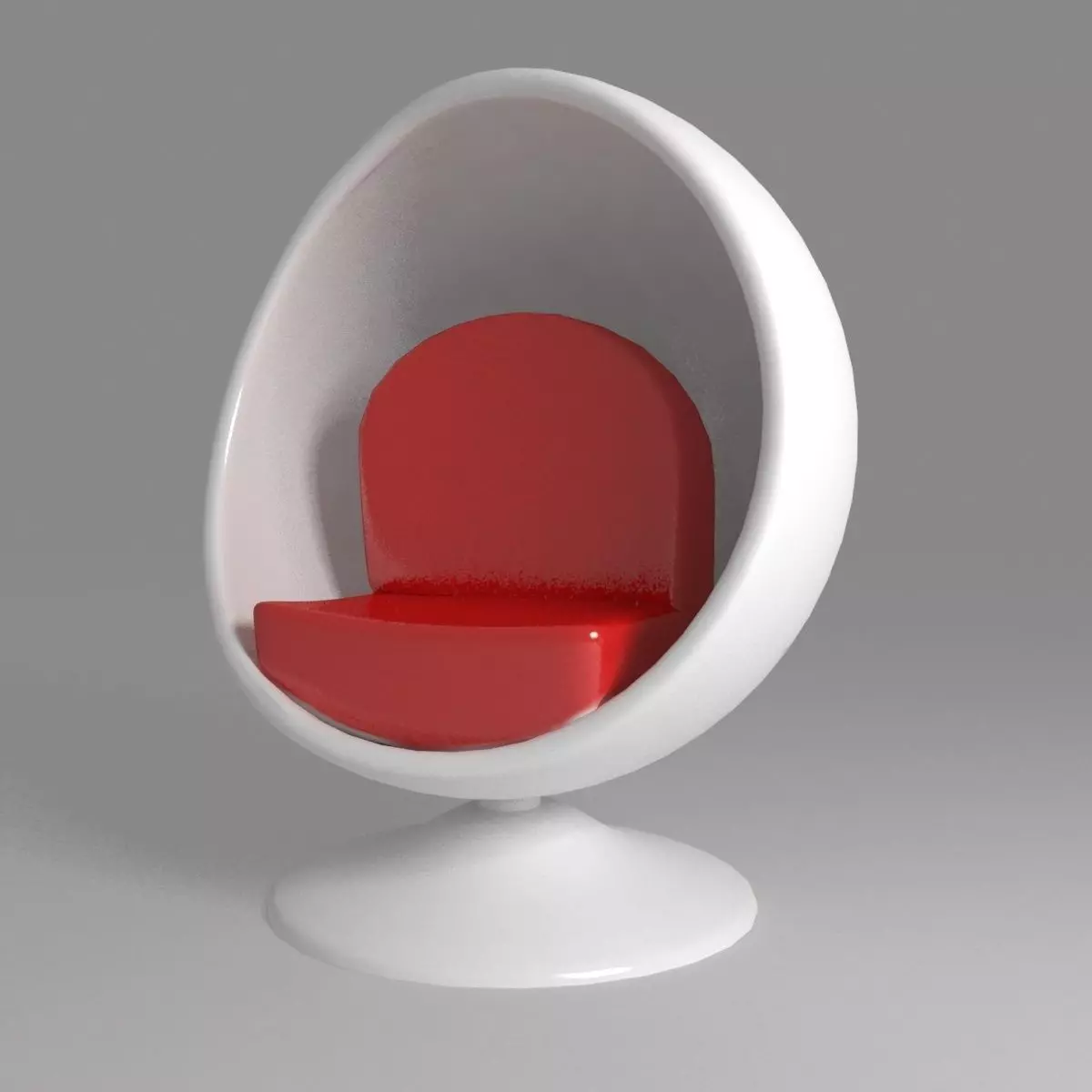 Modern Chair 03 Low-poly 3D model_0