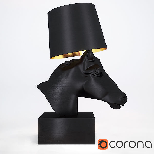 Moooi horse lamp  3D model_1