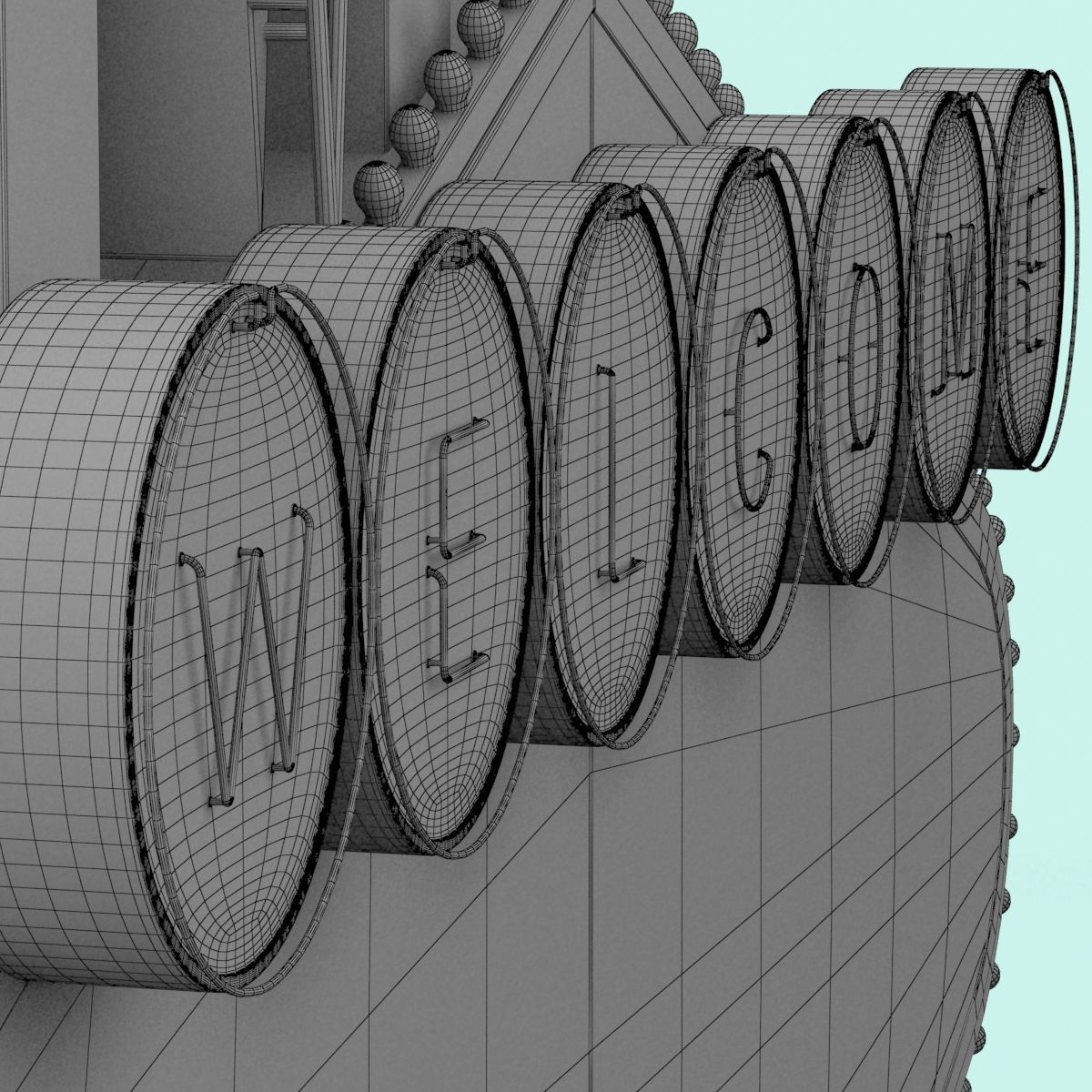 Las Vegas Sign 3D model_10