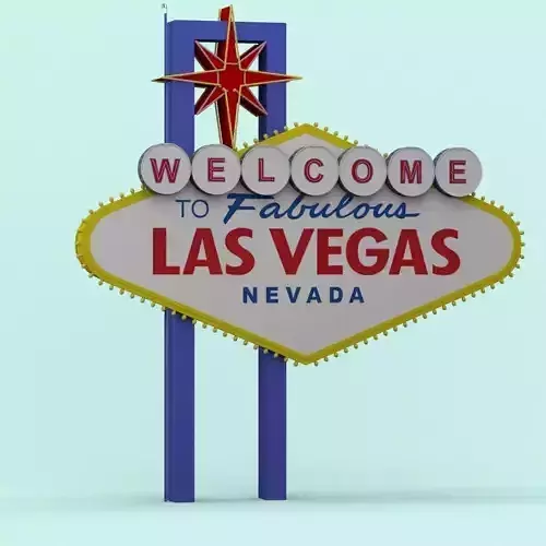 Las Vegas Sign 3D model