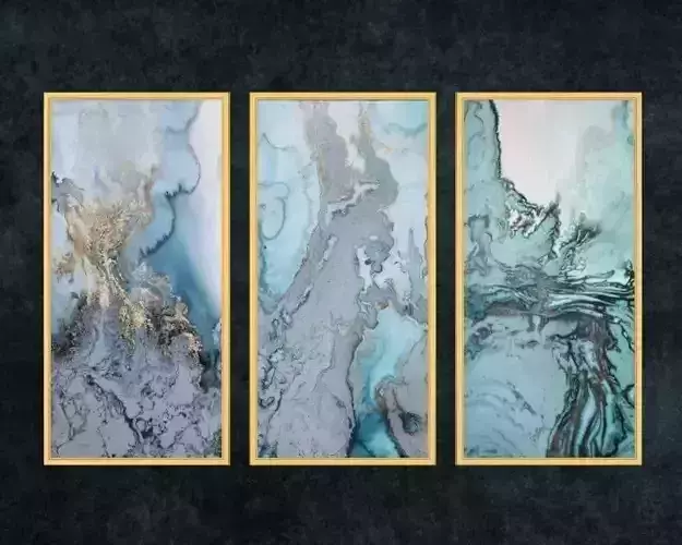 decoration gold abstract wall art -