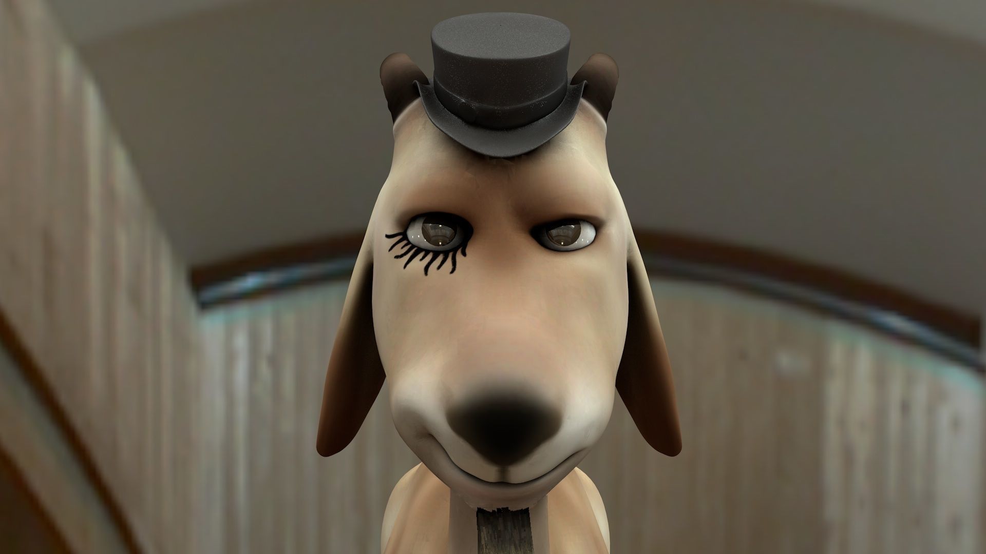 JUANA THE GOAT 3D model_4