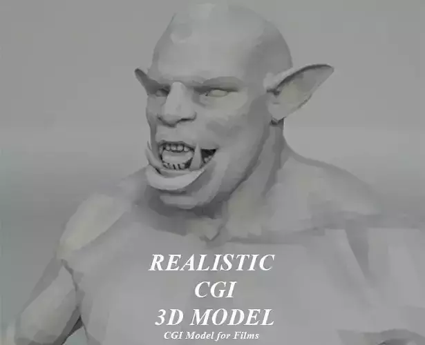 Fantasy goblin 3D model