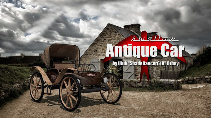 Antique Car 3D model