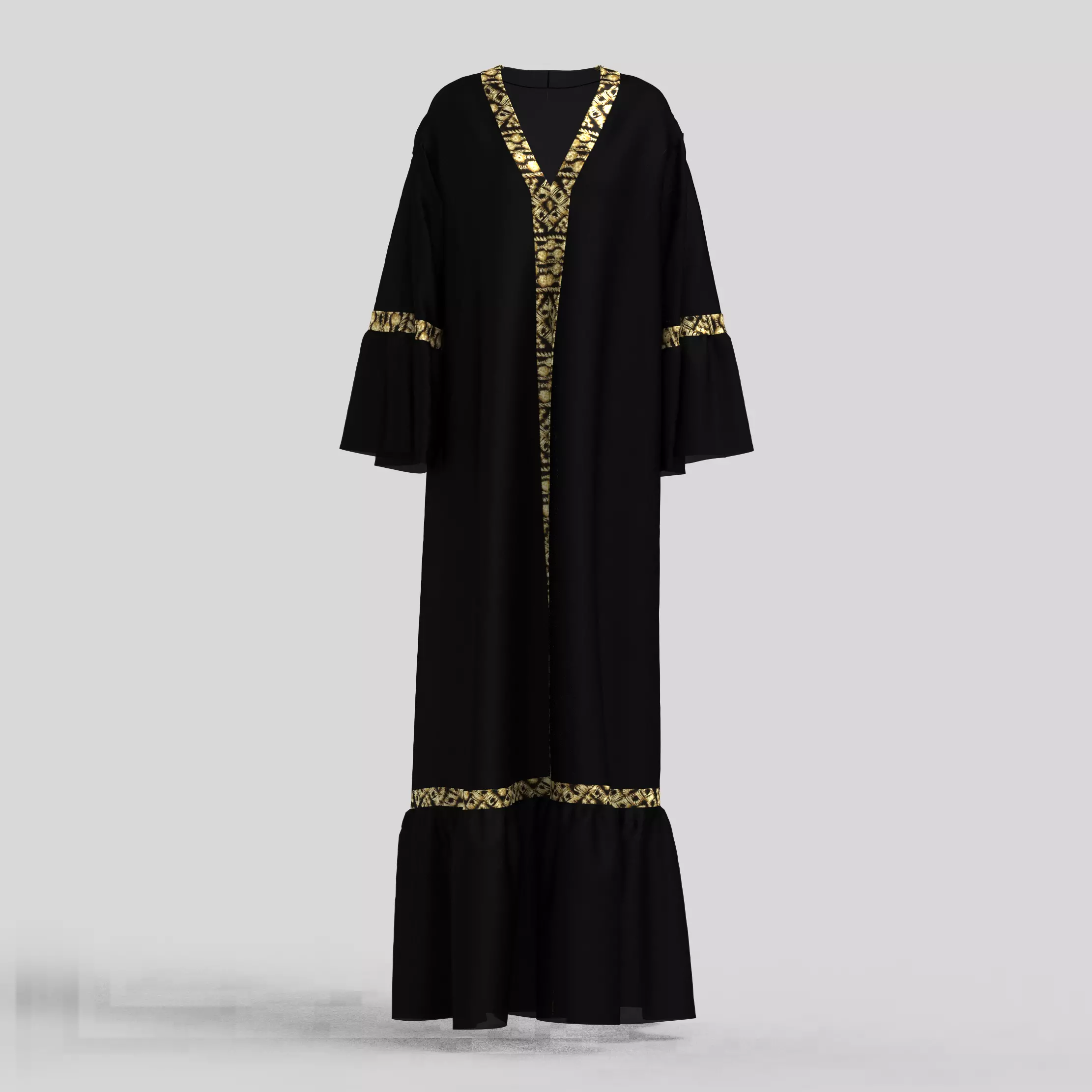 Abaya - arabic traditional clothing - Marvelous Designer 3D model
