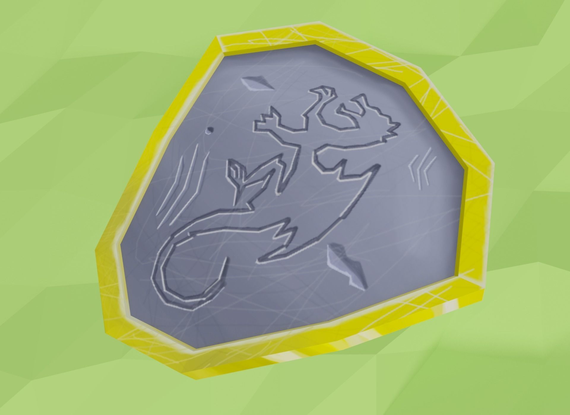 Low Poly Medieval Weapons Pack Low-poly 3D model_10