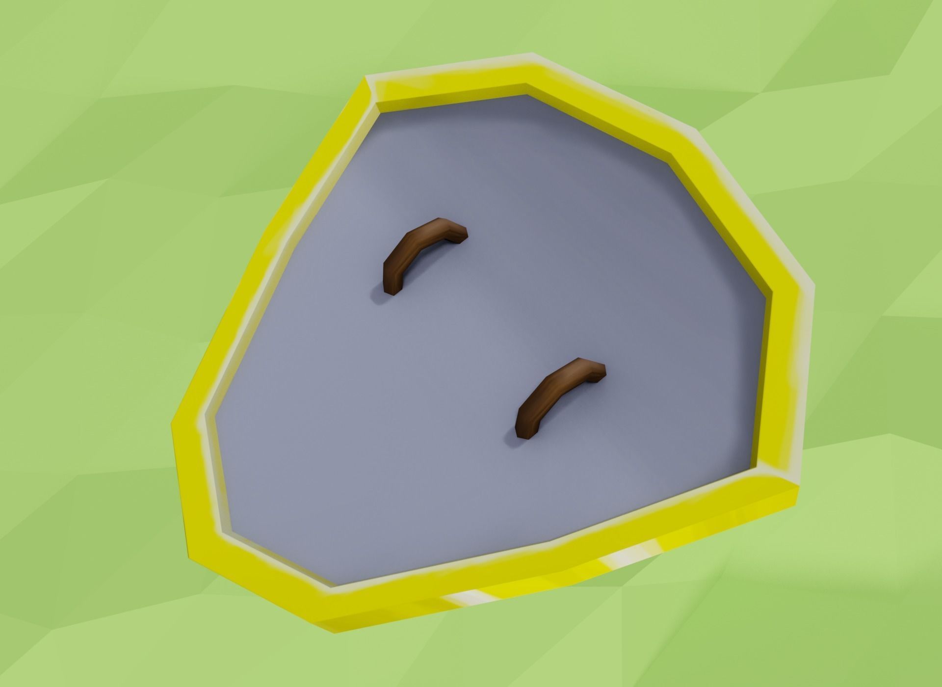 Low Poly Medieval Weapons Pack Low-poly 3D model_11