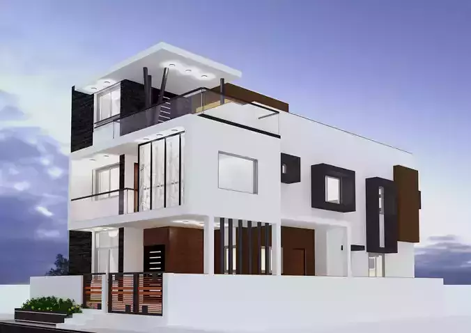 Archexerior modern house design in chennai