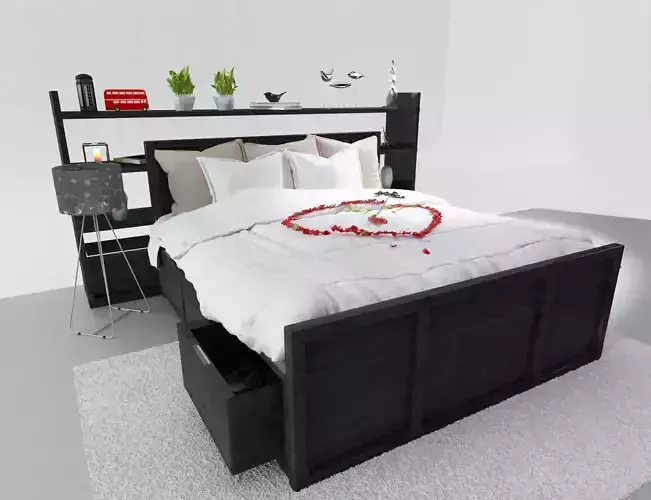 Romantic bed