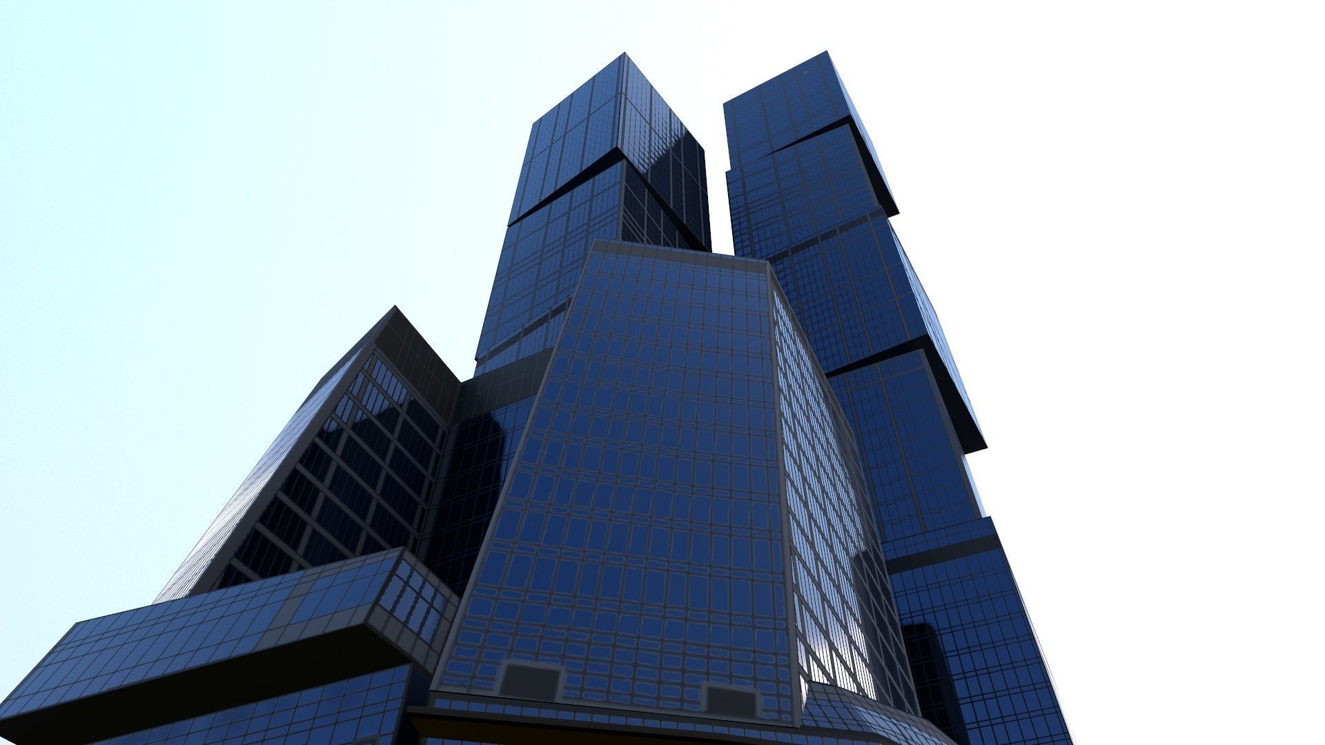 Capital City - City of Capitals Low-poly 3D model_3